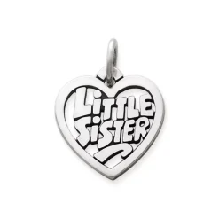 James Avery Artisan Jewelry Family And Friends-"Little Sister" Heart Charm
