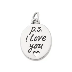 James Avery Artisan Jewelry Hearts And Love-"P.S. I Love You" Charm