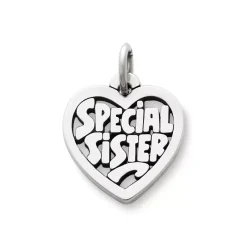 James Avery Artisan Jewelry Family And Friends-"Special Sister" Heart Charm