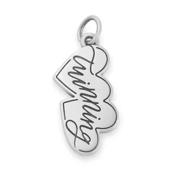 James Avery Artisan Jewelry Hearts And Love|Family And Friends-"Twinning" Charm