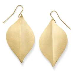 James Avery Artisan Jewelry Drop And Dangle Earrings-Repousse Leaf Dangle Earrings