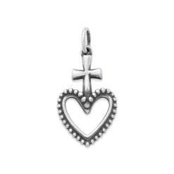 James Avery Artisan Jewelry Hearts And Love|Faith-Sacred Heart Charm