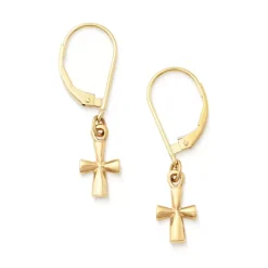 James Avery Artisan Jewelry Drop And Dangle Earrings|Earrings-St. Teresa Cross Dangle Earrings