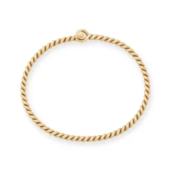 James Avery Artisan Jewelry 14k Gold Bracelets-Twisted Wire Hook-On Bracelet
