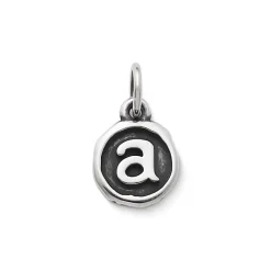 James Avery Artisan Jewelry Initials|Men's Pendants And Charms-Vintage Type Initial Charm