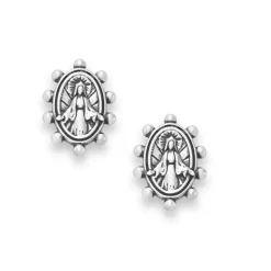 James Avery Artisan Jewelry Earrings-Virgin Mary Studs