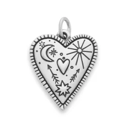James Avery Artisan Jewelry Hearts And Love-Western Sky Heart Charm