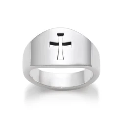 James Avery Artisan Jewelry Rings|Men's Rings-Wide Crosslet Ring