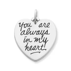 James Avery Artisan Jewelry Family And Friends|Hearts And Love-You Are Always in My Heart Charm